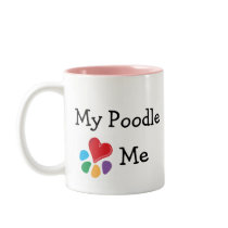Animal Lover_I Heart My Poodle mugs by Artful_Animalz Animal Lover_I Heart My Poodle mugs