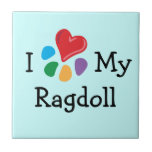 Animal Lover_I Heart My Ragdoll Tiles