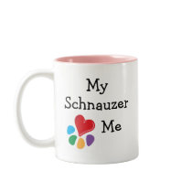 Animal Lover_I Heart My Schnauzer mugs