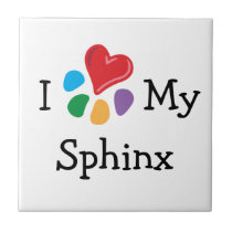 Animal Lover_I Heart My Sphinx tiles