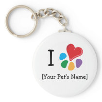 Animal Lover_I Heart template keychains