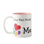 Animal Lover_I Heart template two-tone Mugs