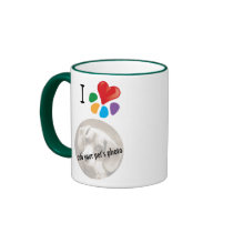 Animal Lover_I Heart your pet's photo template mugs