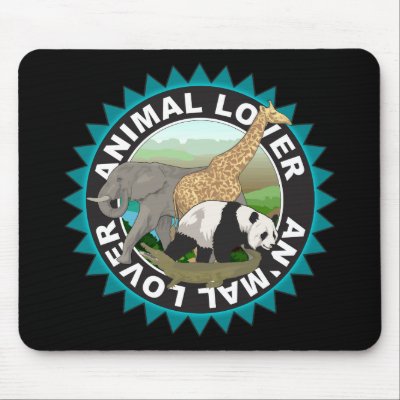 Animal Lover Logo Mousepads by EarthTribe