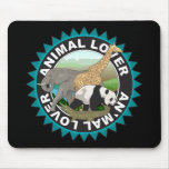 Animal Lover Logo Mousepads