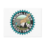 Animal Lover Logo Postcard