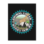 Animal Lover Logo Postcard