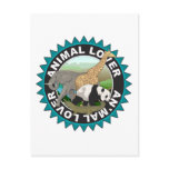 Animal Lover Logo Postcards