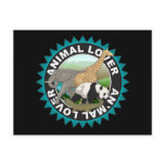 Animal Lover Logo Post Card
