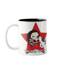 Animal Lover Mug by HeatherIhn Animal Lover Mug