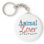 Animal Lover (red/blue) Key Chain