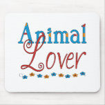 Animal Lover (red/blue) Mousepads