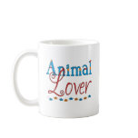 Animal Lover (red/blue) mugs