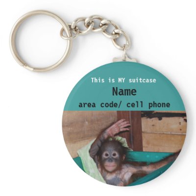 Animal Lover suitcase ID tag Key Chain by Rebecca_Reeder
