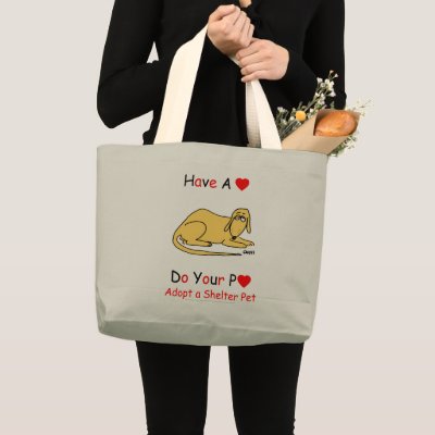 Animal Lover Tote Bag To Promote Pet Adoption by Swisstoons