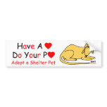 Animal Lover's Message Bumper Stickers