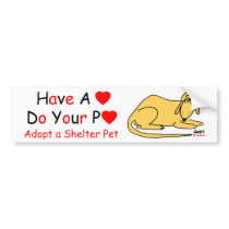 Animal Lover's Message bumper stickers