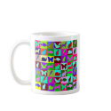 Animal mosaic mugs