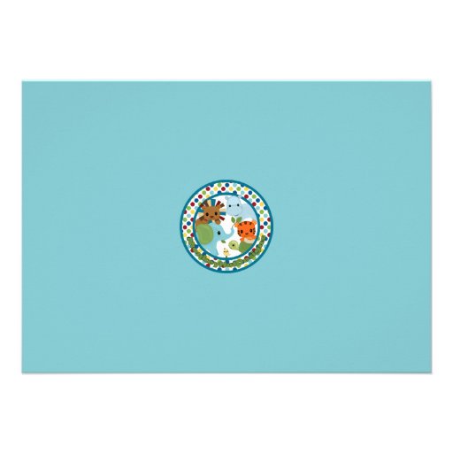 Animal Parade Baby Shower Invitation elephant APK