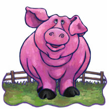 Animal Parade Pig Acrylic Cut Out