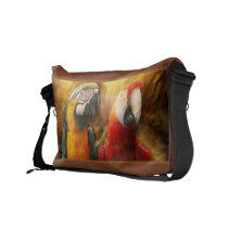 Animal - Parrot - Parrot-dise Messenger Bags