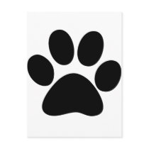 Animal Paw Postcards