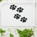 Animal Paw Prints Towel