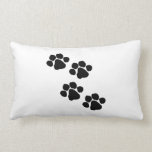 Animal Paw Prints Pillow