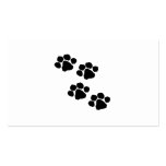 Animal Paw Prints Business Cards