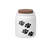 Animal Paw Prints Candy Dishes