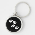 Animal Paw Prints Key Chains