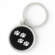 Animal Paw Prints Key Chains