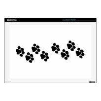 Animal Paw Prints Laptop Skin