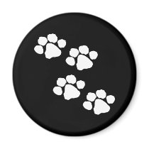 Animal Paw Prints Refrigerator Magnets