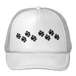 Animal Paw Prints Mesh Hats