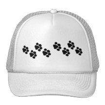 Animal Paw Prints Mesh Hats