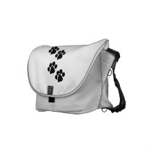 Animal Paw Prints Courier Bags