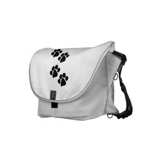Animal Paw Prints Courier Bags