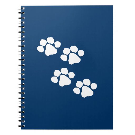 Animal Paw Prints Note Books