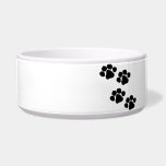 Animal Paw Prints Dog Water Bowl