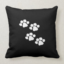 Animal Paw Prints pillows