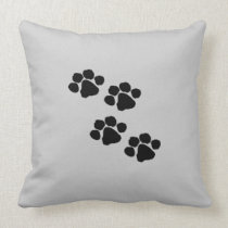 Animal Paw Prints pillows