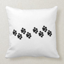 Animal Paw Prints pillows