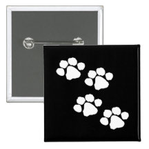 Animal Paw Prints Pins