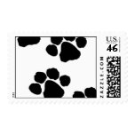 Animal Paw Prints Postage Stamps