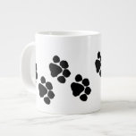 Animal Paw Prints Extra Large Mug