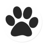 Animal Paw Stickers