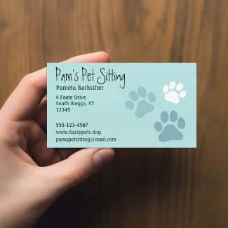 Animal Paws Business Card