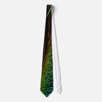 Animal - Peacock - single feather Neck Tie