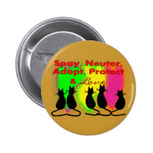 Animal & Pet Adoption Gifts Buttons